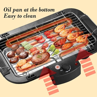 Picture of Portable Electric Grill 2000W with 5 Temperature Adjustments