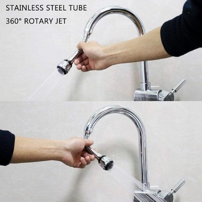 Picture of 360 Degree Rotating Flexible Water Faucet Sprayer Extender