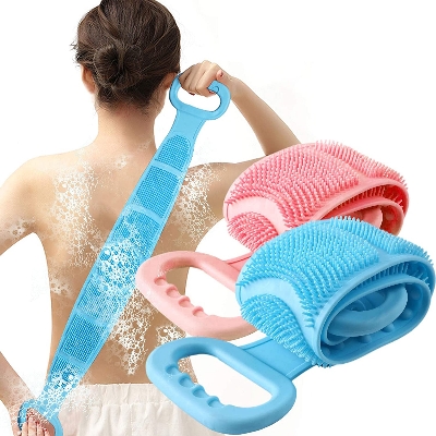 Picture of 1Pcs Back Scrubber for Shower,Silicone Bath Body Brush,Exfoliating & Deep Clean,Silcone Body Scrubbers,Comfortable Massage for Your Skin