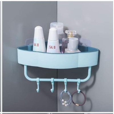 Picture of Bathroom Wall Shelves Triangle / Antung Shower Shelf Non-deforming Traceless Tray Bathroom Organizer