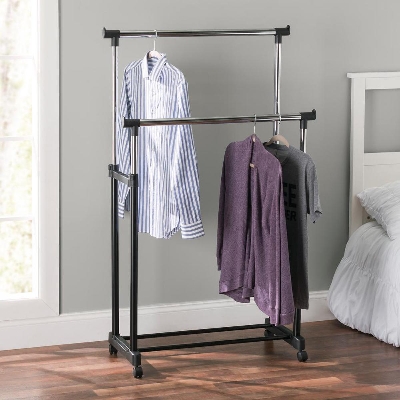 Picture of Double Pole clothes hanger & shoe organizer 6806