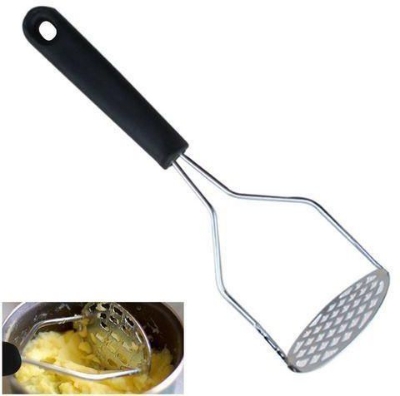 Picture of Stainless Steel Potato Masher With Plastic Handle, Food Press For Fruit And Vegetable - Vegetable Cutter