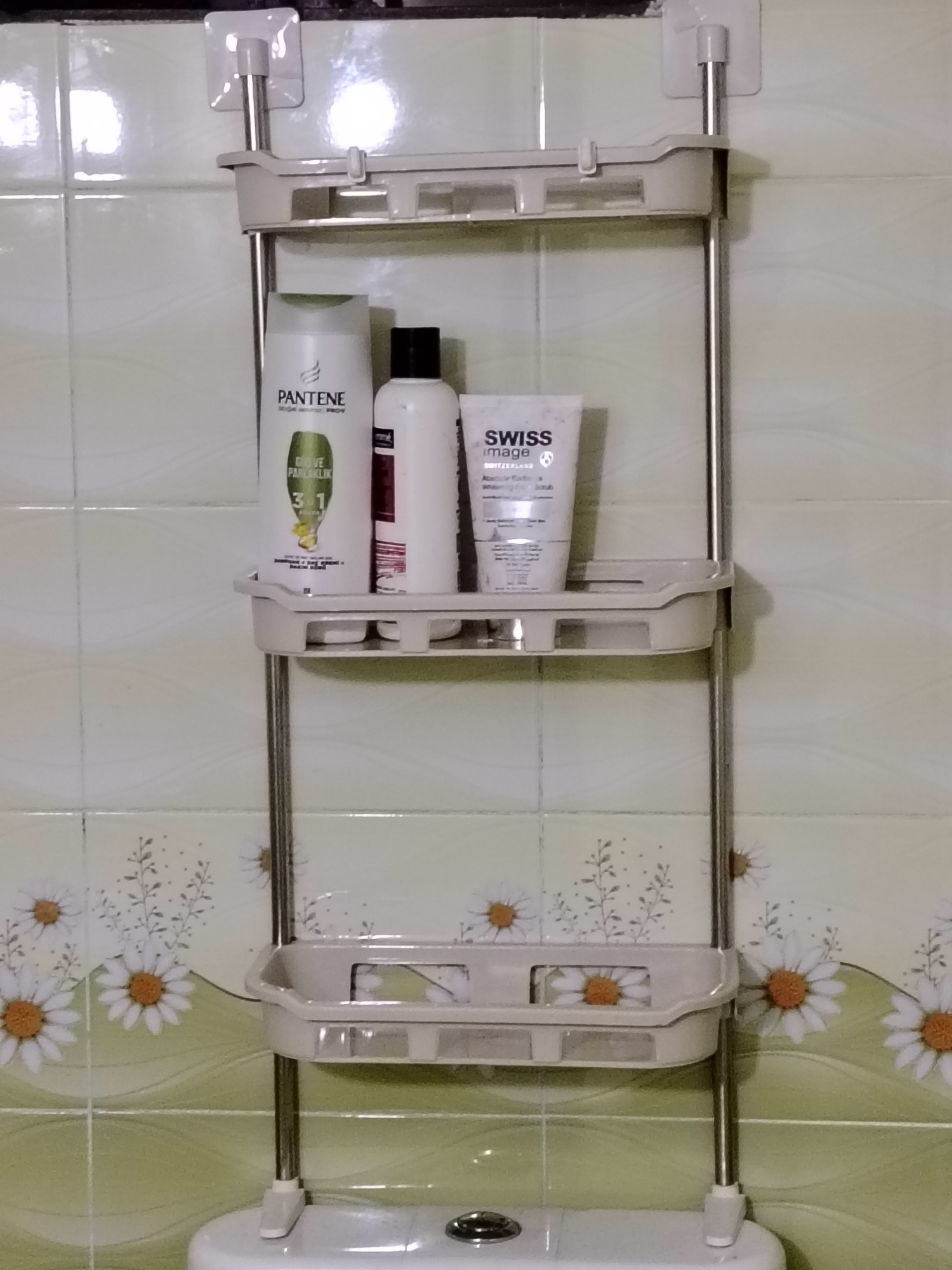 Picture of 3 Tier Multifunctional Kitchen & Bathroom Wall Hanging Storage Rack