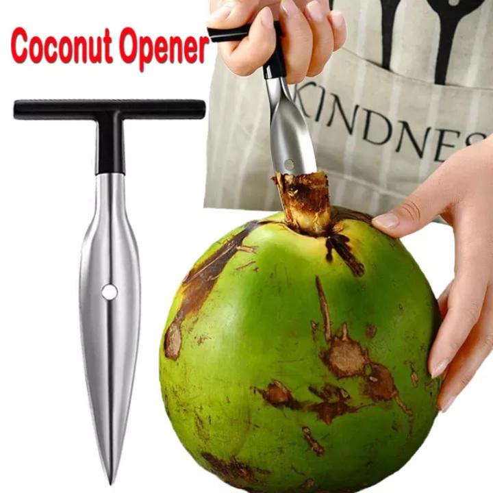 Picture of Coconut Opener Fruit Drill Hole Stainless Steel Coconut Can Opener Kitchen Utensils Small Tools Home Cooking Gadgets 1Pcs