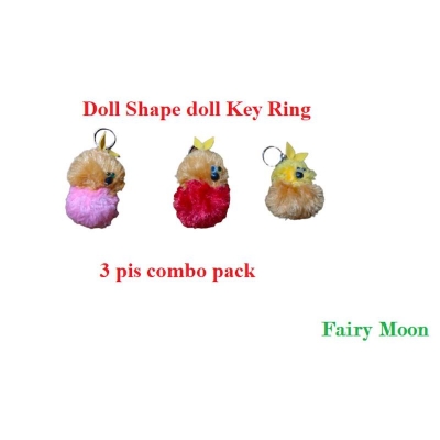 Picture of Doll Key Ring 3 pis combo pack- Multocolor
