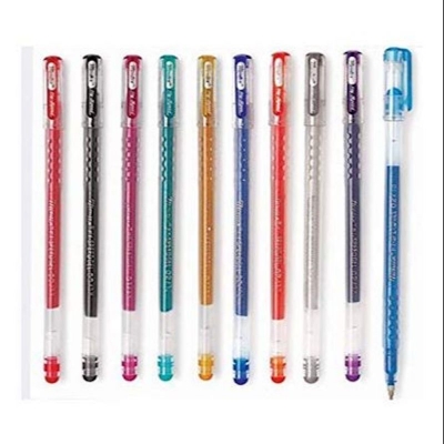 Picture of Montex Hy Speed ​​Sparkle Gel Pen Pack Of 10 