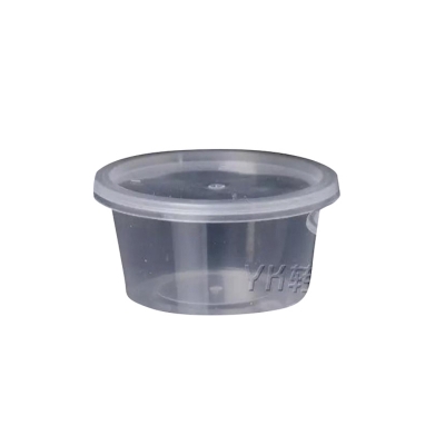 Picture of Clear Plastic Disposable Cup 80ml - 50pcs Doi / Finni / Custurd One Time Use Disposable - Main Material : Non Toxic Food Grade PP Plastic