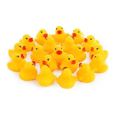 Picture of Rubber Duck Soft Toy Set - Yellow 8pc - Toy - Teddy Bear - Toy