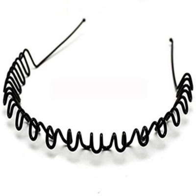Picture of Hair Band For Men & Women Head Band (Black) - Hair Clip 2 pis
