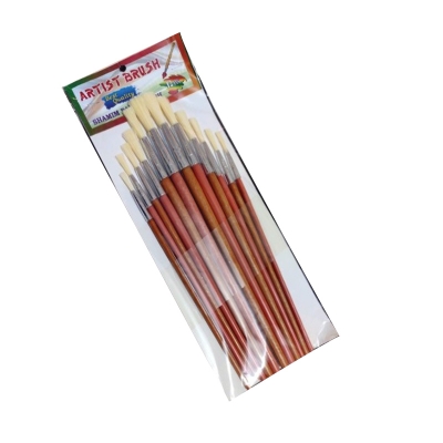 Picture of Painting Brushes -Artist Watercolor/Acrylics Oil Painting Brushes- 12 Pieces