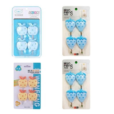 Picture of Stiky Wall Hook  - 4 pcs set  স্টক সাপেক্ষে কালার বা ডিজাইন ভিন্ন হতে পারে
