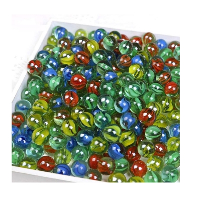 Picture of Toy Marble Balls,Glass Marbles Ball,Aquarium Decorations-80 Pieces Multi Color