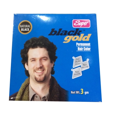 Picture of Super Black Gold Hair Color 3gm- 24 pack