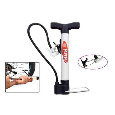 Picture of বল, বেলুন এবং সাইকেল টায়ার হ্যান্ড পাম্পের জন্য হ্যান্ড পাম্পার, উচ্চ চাপের হ্যান্ড পাম্প দ্রুত স্ফীতির জন্য সর্বোচ্চ psi স্ফীত এবং ডাবল অ্যাকশন ডিফ্লেট করে, সমস্ত সাইকেল এবং ফুটবলের জন্য উপযুক্ত (182453115) - 182453115