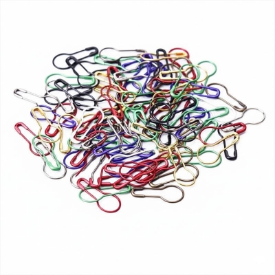 Picture of Safety Pins Multiple Colors 100 Pcs