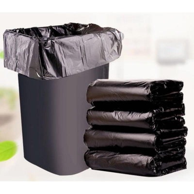 Picture of Garbage Bag (18\"X24\") Black/Trash Bag/Waste Bag High Quality 15 pcs