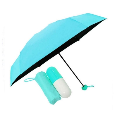 Picture of Mini Folding Capsule Umbrella With Cute Capsule Case -Multi Color