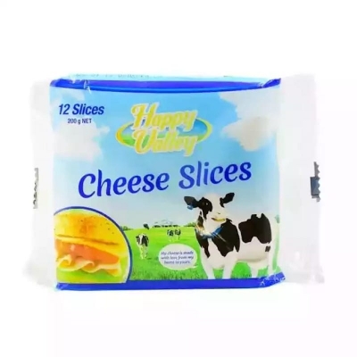 Picture of Happy Valley cheese slices (12 slices) 200 gm
