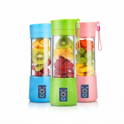 Picture of Portable USB Electric Smart Home Fruit Juicer Vegetable Juice Maker Blender Rechargeable Cup With Charging Cable