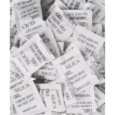 Picture of 100 Packets (1 Gm Pack) Desiccant White Silica Gel