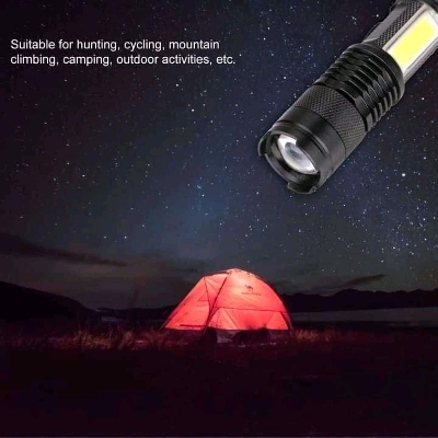 Picture of New Telescopic zoom Flash Light with box.