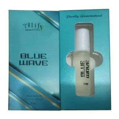 Picture of Alif's New Collection - Long-Lasting Good Fragrance with Blue Wave Attar - 8 ml - Pack of 1