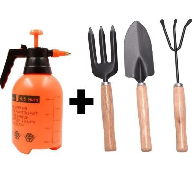 Picture of 2L High Pressure Bottle Water Sprayer And Large 3pcs garden tools (8''-10'') - 2 Liter