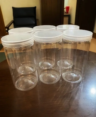Picture of Premium Plastic Jar For Masala Stroage 1000ml (6pcs)
