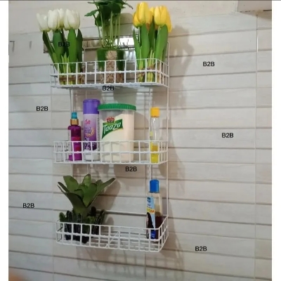 Picture of Square 3 Layer Hanging Wall Storage Organizer Self / Rack