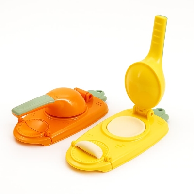 Picture of 2-in-1 Dumpling & Momo Maker – Pitha Press & Dough Skin Mold Tool for Easy Homemade Snacks