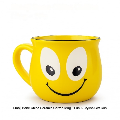 Picture of Emoji Bone China Ceramic Coffee Mug – Fun & Stylish Gift Cup