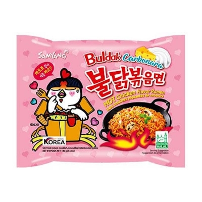 Picture of Samyang Buldak Carbonara Hot Chicken Flavour Ramen 130gm
