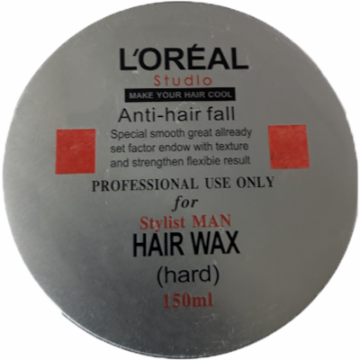 Picture of International France product Hair care Loreal hair wax ( Hard) used for male - 150 ml