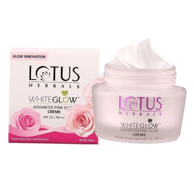 Picture of Indian product Skin care Lotus WhiteGlow Advanced Pink Glow Cream Used for male/female - 35 gm