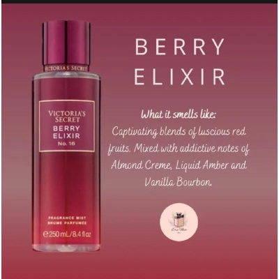 Picture of International Victoria’s Secret Limited Edition Decadent Berry Elixir No.16 Fragrance Mist 250ml