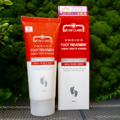 Picture of 3W Clinic Enrich Foot Treatment Cream - 100ml