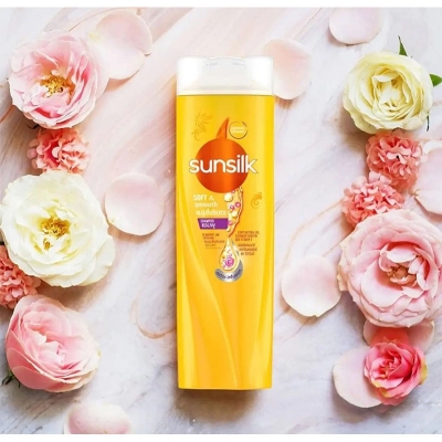 Picture of International Thailand product hair care product Sunsilk shampoo Soft and Smooth used for male/ female - 300 ml