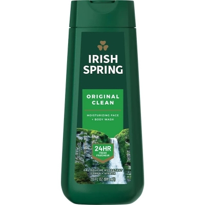 Picture of International Thailand product Skin care Irish Spring clean shower gel used for male female - 591 ml