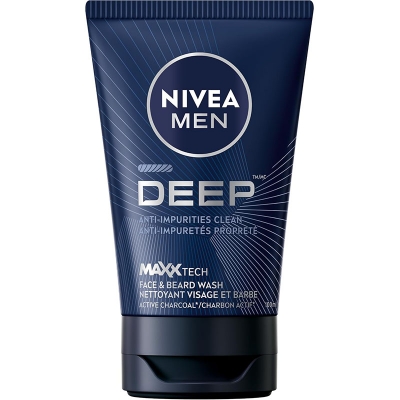 Picture of NIVEA MEN Deep Face & Beard Wash, 100mL