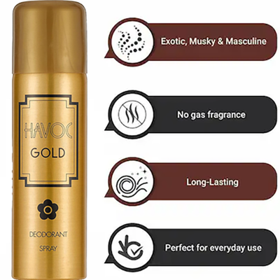 Picture of Havoc Gold  Deodorant Spray 200 ml (UAE)