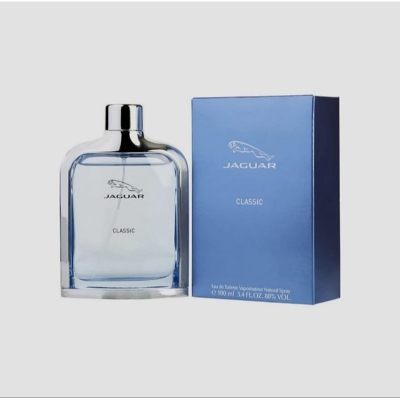 Picture of International France product Body perfume party scent Jaguar Classic Blue used for male - 100 ml