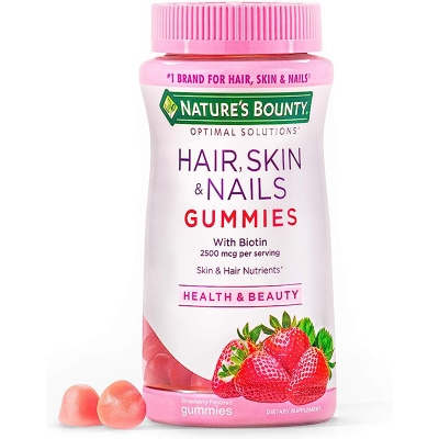 Picture of Nature’s Bounty Hair, Skin and Nails Vitamin Gummies with Biotin, 80ct