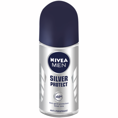 Picture of International Germany product Deodorant Roll on NIVEA MEN Silver Protect used for male - 50ml