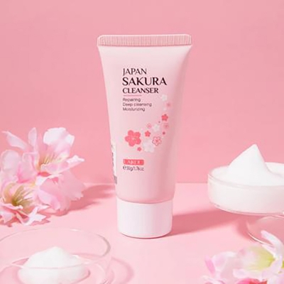 Picture of International China Product LAIKOU Japan Sakura deep cleansing Facial Foam Cleanser- 100gm