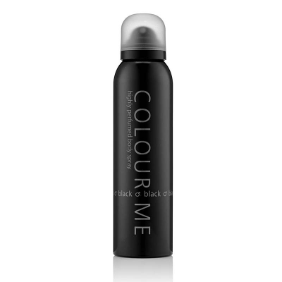 Picture of International UAE product Body Spray Colour Me Black Used for male - 150 ml