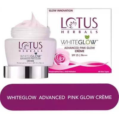 Picture of International Indian Product   Herbals Whiteglow Advance Pink Glow Cream Spf 25 (35gm)