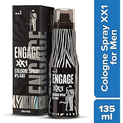 Picture of Indian product Body perfume Engage XX1 Cologne spray 0% gas used for male - 135 ml