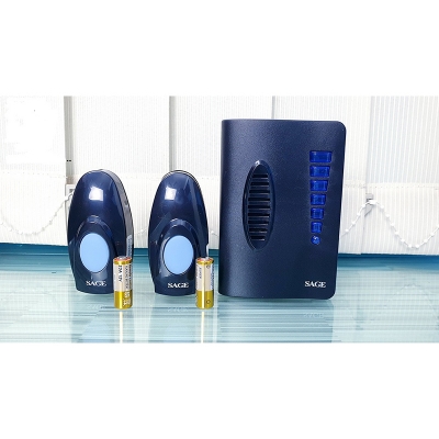 Picture of SAGE DOUBLE REMOTE CONTROL DOOR BELL J-8517E(DC) CALLING BELL