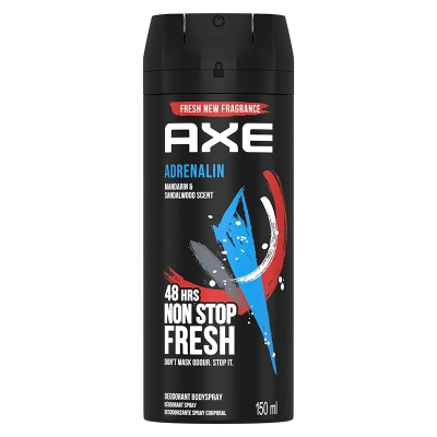 Picture of International European product Body spray A XE ADRENALIN used for male - 150 ml