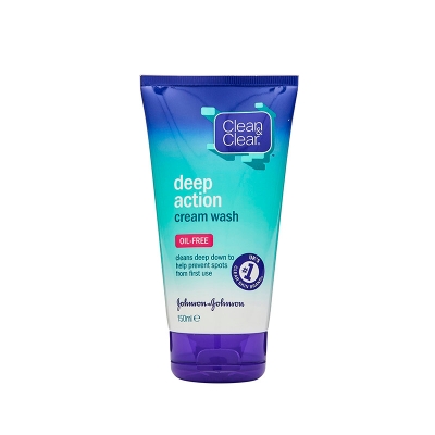 Picture of International France Product  Face, Skincare, Spot Treatments Clean & Clear Deep Action Cream Wash 150ml